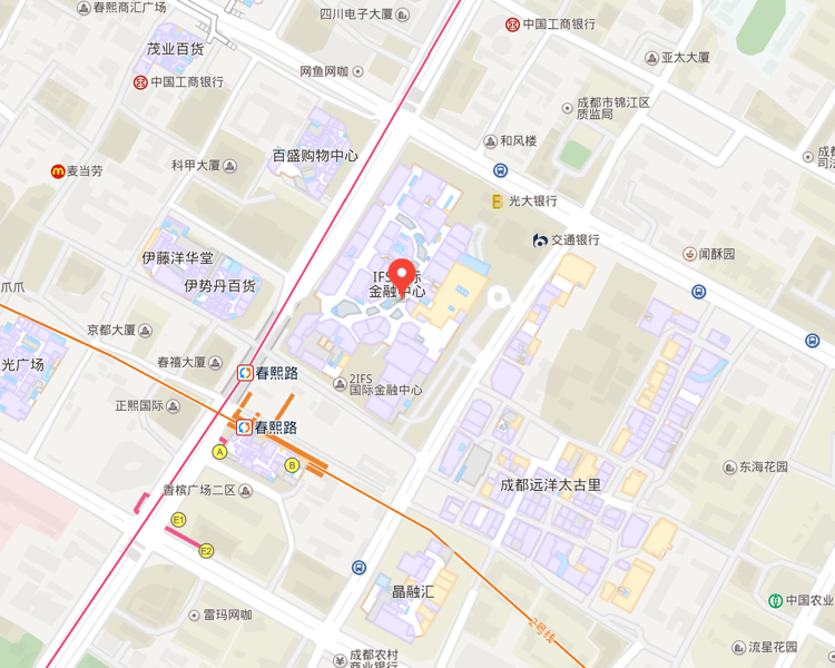 Map chengdu office